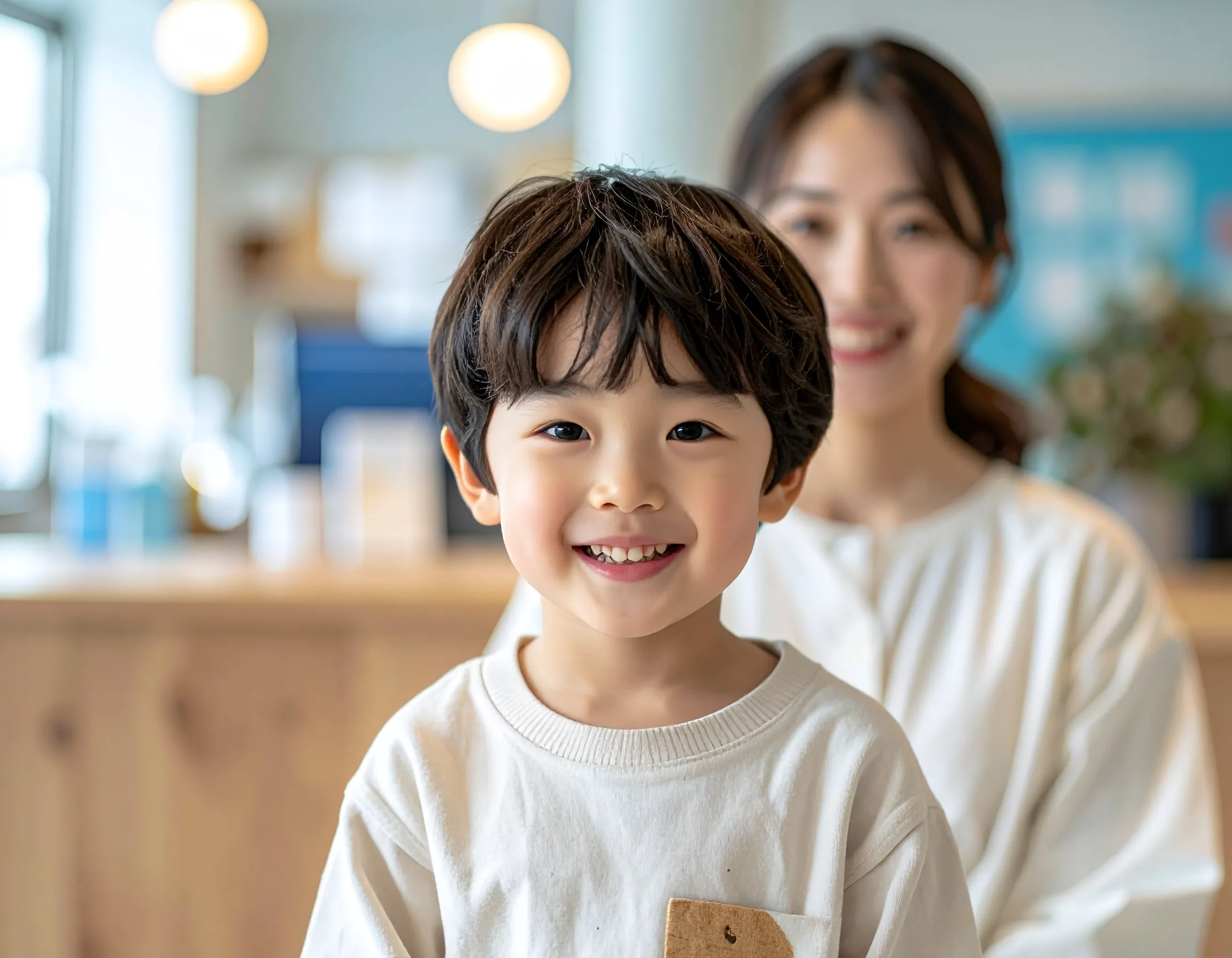 笑顔の男の子の画像