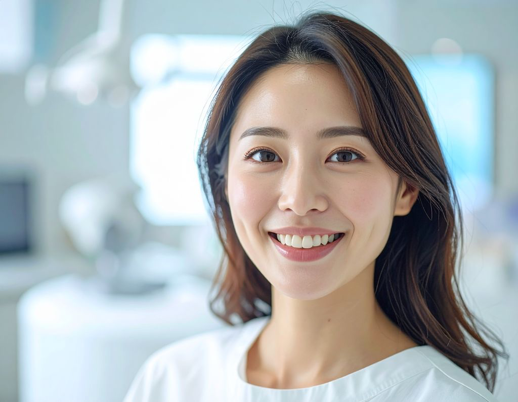 にこやかな女性の写真