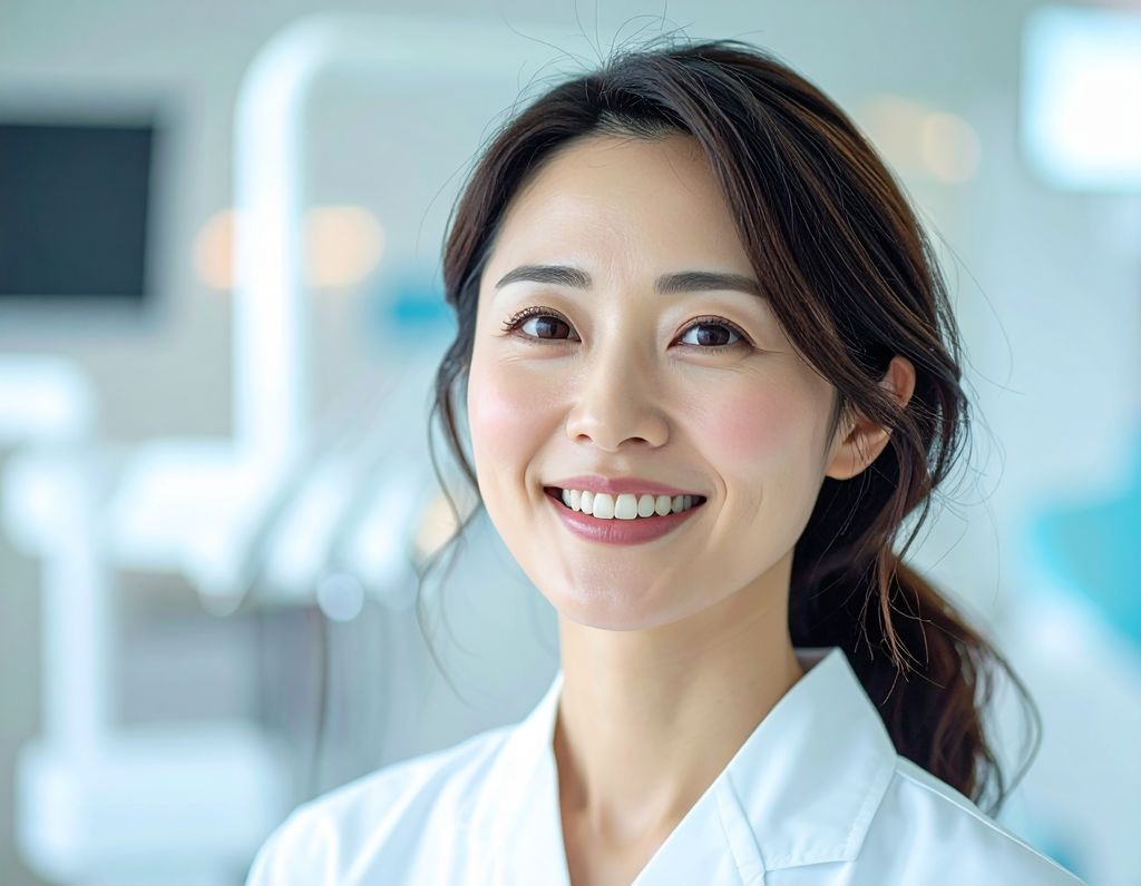 にこやかな女性の写真